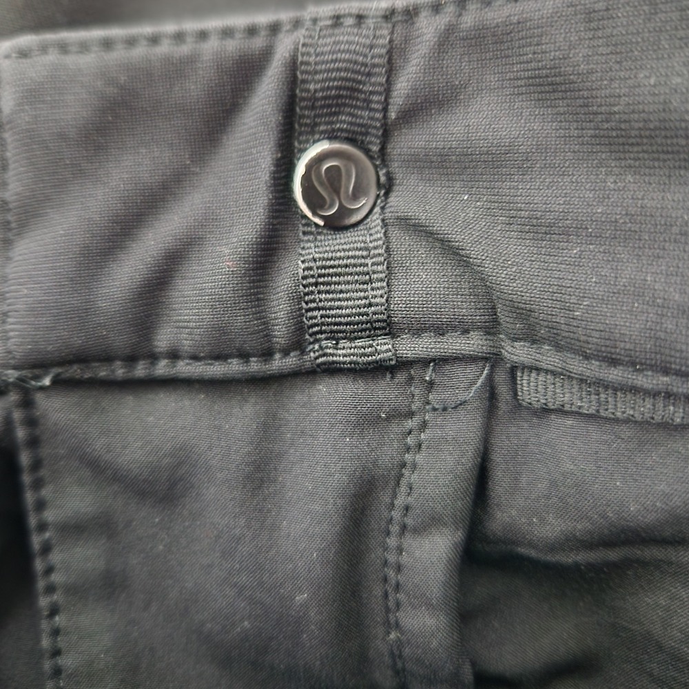 Lululemon ABC Pants Men 34x29 Black Slim Fit Warpstreme 5 Pocket Performance - Picture 7 of 7